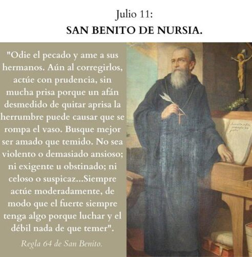 JULIO 11: SAN BENITO DE NURSIA. - Gloriosa Domina